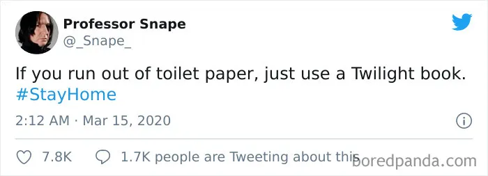Snape Leaves Hilarious And Savage Comments On Twitter And Here Are His 30 Best Ones