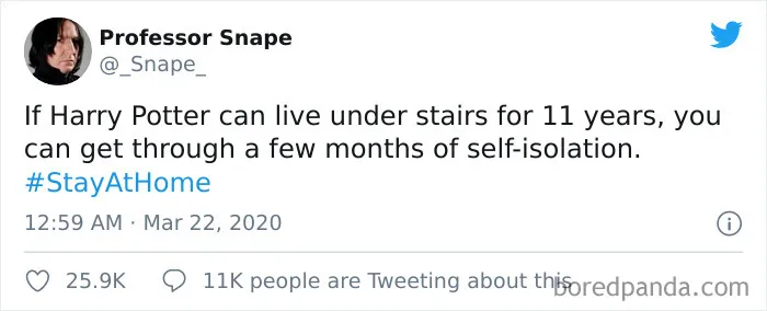 Snape Leaves Hilarious And Savage Comments On Twitter And Here Are His 30 Best Ones