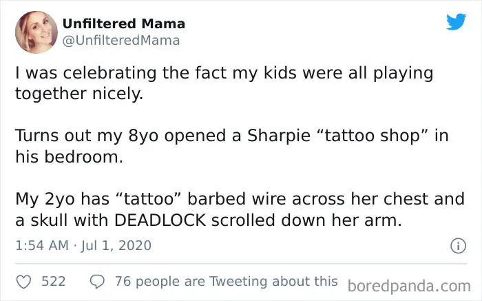 30 Of The Best Parenting Tweets Of The Month (July)