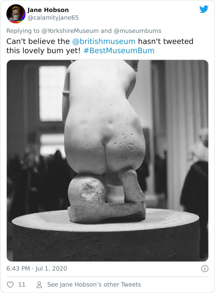 Museums Are Hilariously Battling Over Who Has The Best Bum Exhibit (39 Pics)