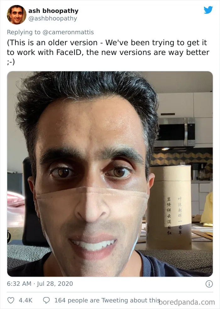 People Share Their Custom Face Mask Fails And Here Are 14 Of The Creepiest And Funniest Ones