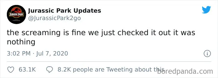 30 Funny Tweets From This Jurassic Park Parody Account