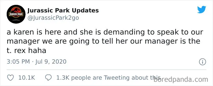 30 Funny Tweets From This Jurassic Park Parody Account