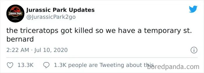 30 Funny Tweets From This Jurassic Park Parody Account