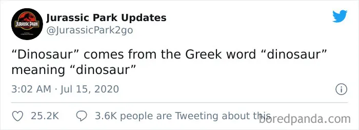 30 Funny Tweets From This Jurassic Park Parody Account