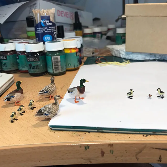 30 Biologically Accurate Miniature Animals Created By Renowned Hungarian Artist Fanni Sandor