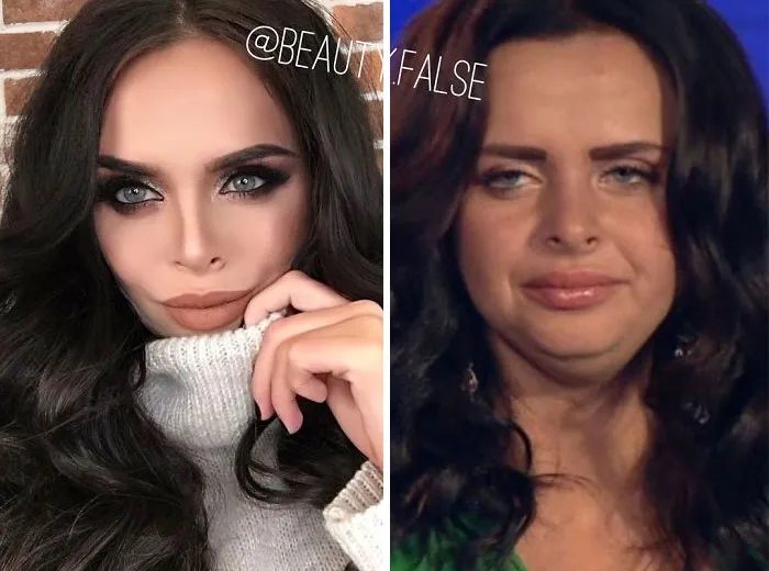 Esta cuenta de Instagram saca a la luz a influencers que mienten sobre su apariencia (30 fotos)