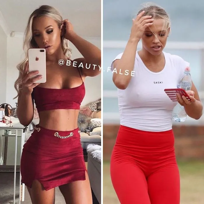 Esta cuenta de Instagram saca a la luz a influencers que mienten sobre su apariencia (30 fotos)