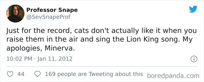 Snape Leaves Hilarious And Savage Comments On Twitter And Here Are His 30 Best Ones