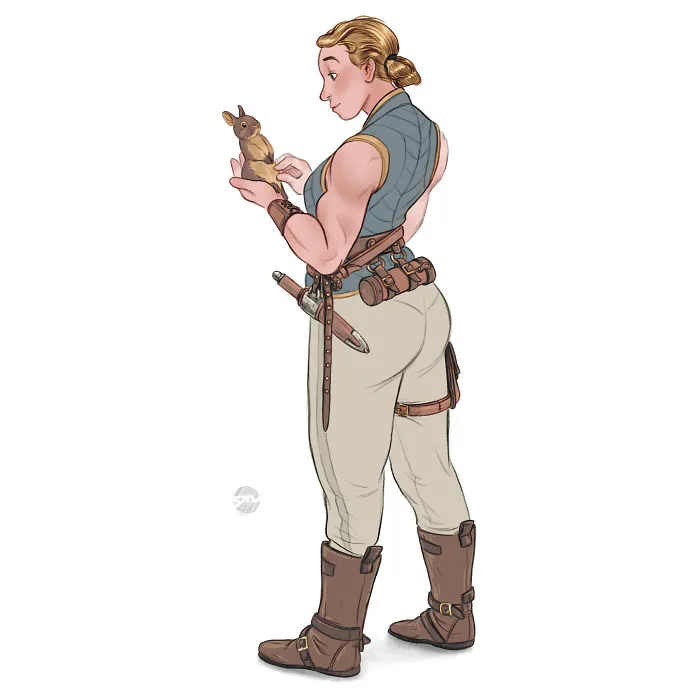He ilustrado a 24 mujeres con diferentes tipos de cuerpo como si fueran poderosas guerreras