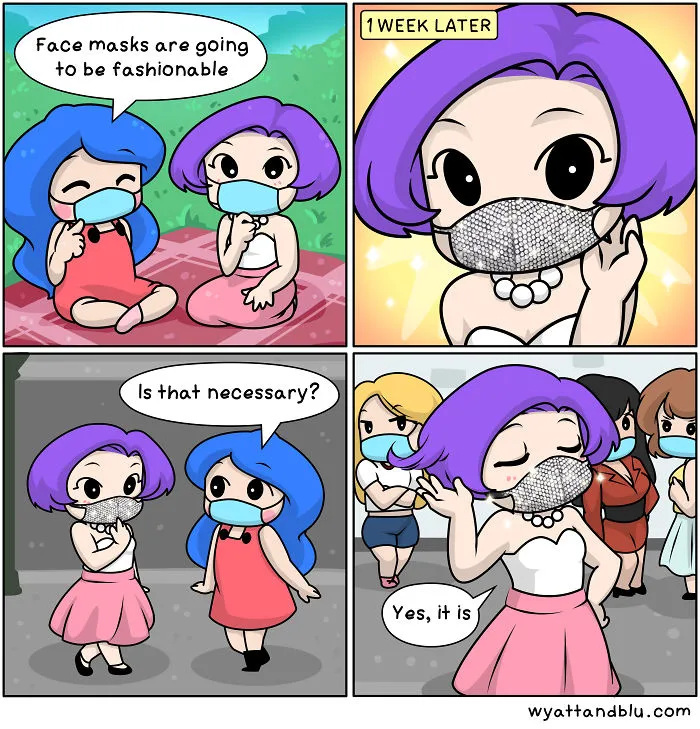 My 50 Wholesomely Funny Comics That I've Created During The Lockdowns