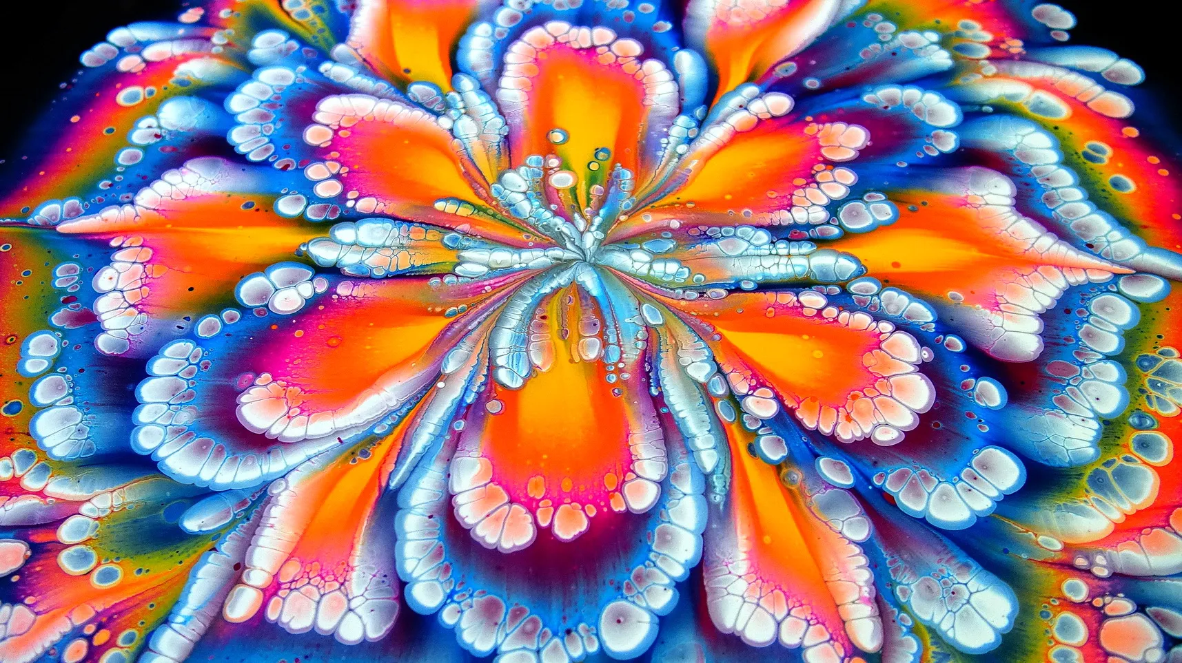 Stunning Cup Bottom Flower Dip ~ Thicker Pearl White Makes The Difference! ~ Must See!