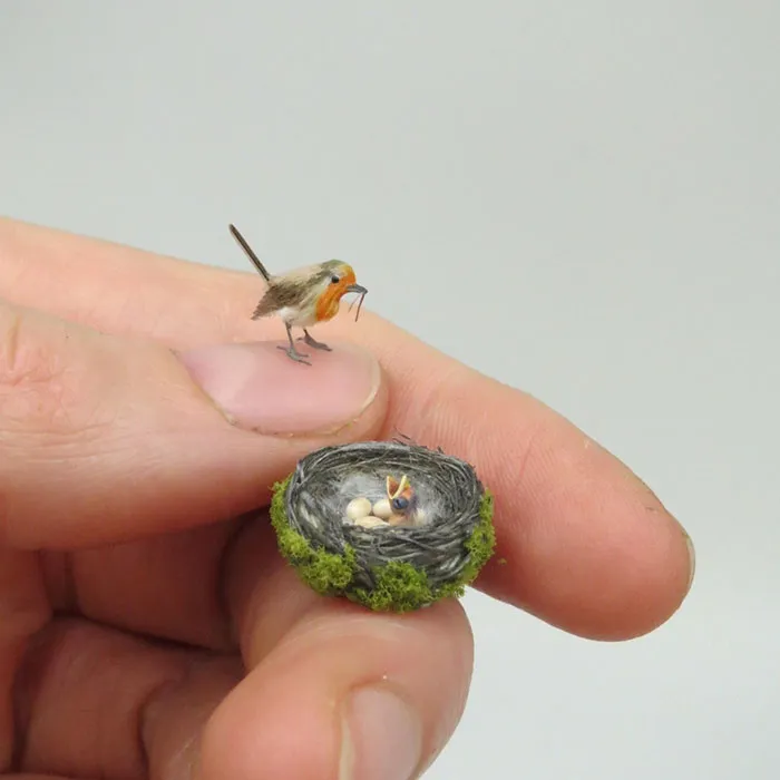 30 Biologically Accurate Miniature Animals Created By Renowned Hungarian Artist Fanni Sandor