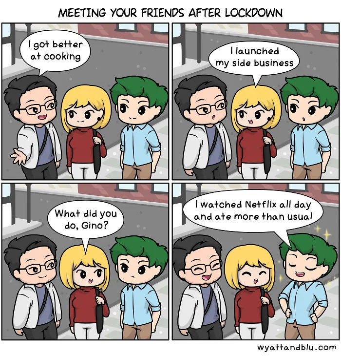 My 50 Wholesomely Funny Comics That I've Created During The Lockdowns