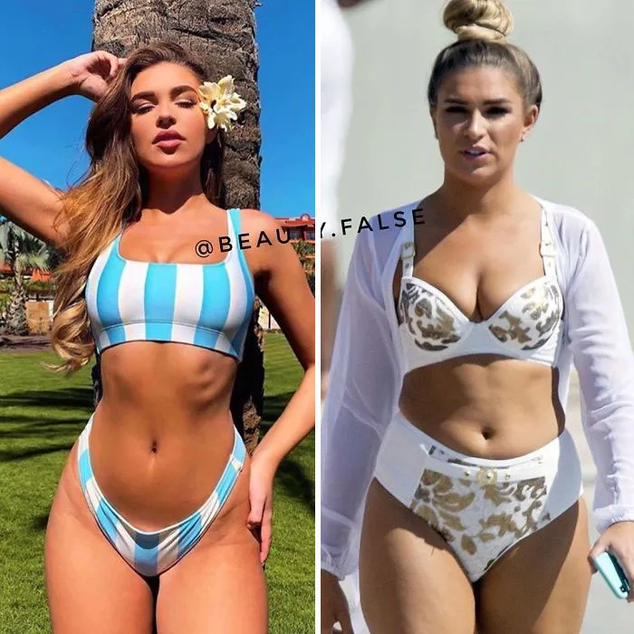 Esta cuenta de Instagram saca a la luz a influencers que mienten sobre su apariencia (30 fotos)