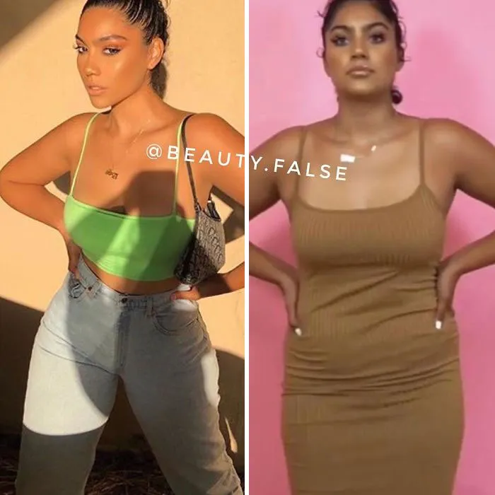 Esta cuenta de Instagram saca a la luz a influencers que mienten sobre su apariencia (30 fotos)