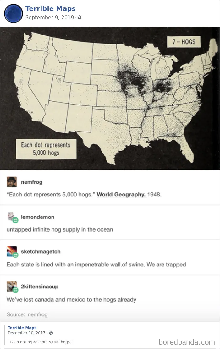 30 Maps So Terrible They're Good
