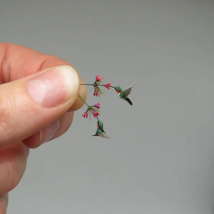 30 Biologically Accurate Miniature Animals Created By Renowned Hungarian Artist Fanni Sandor