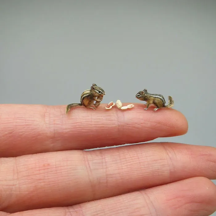 30 Biologically Accurate Miniature Animals Created By Renowned Hungarian Artist Fanni Sandor