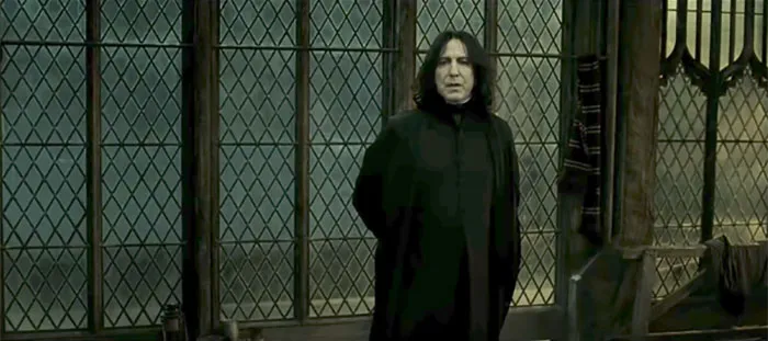 In Snape's Death Scene, You Can See A Gryffindor Scarf Hanging In The Background. If You've Read The Books, This May Be A Subtle Nod To Dumbledore's Line To Snape, "Sometimes I Think We Sort Too Soon"
