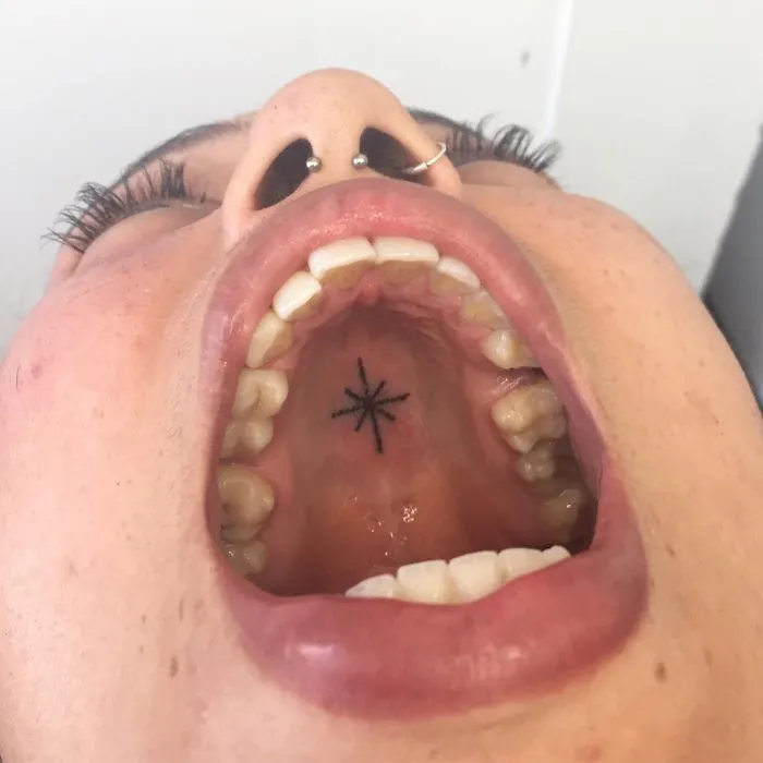This Tattoo Artist Uses Unconventional Body Parts As His Canvas, Here Are His 23 'Secret' Tattoos On The Roof Of The Mouth
