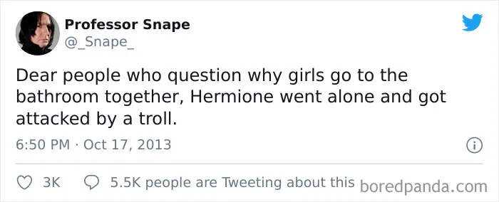 Snape Leaves Hilarious And Savage Comments On Twitter And Here Are His 30 Best Ones