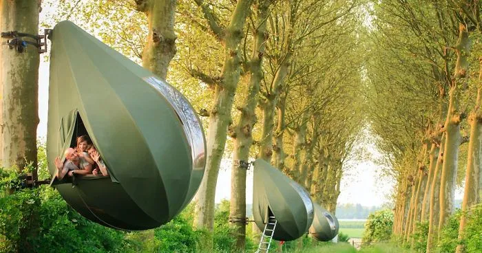 You Can Experience Camping Like Never Before With These Tear-Shaped Tents