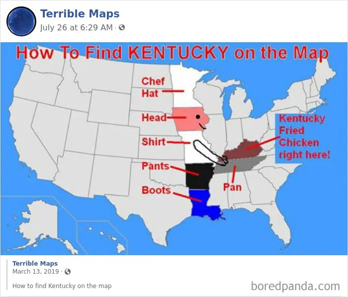 30 Maps So Terrible They're Good