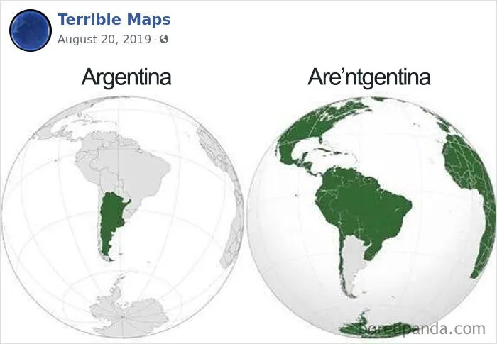 30 Maps So Terrible They're Good