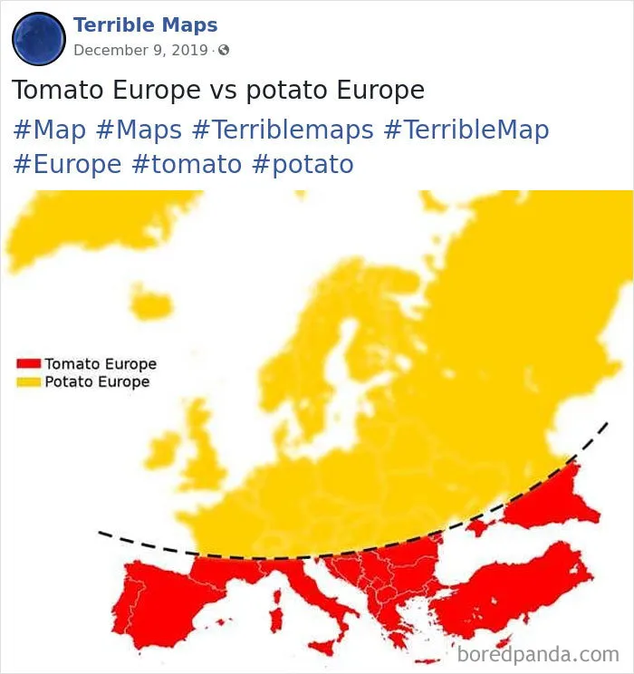 30 Maps So Terrible They're Good