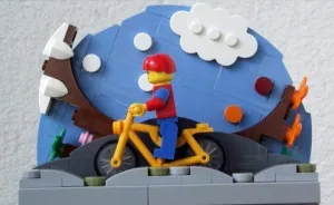 During Lockdown I Missed Biking, So I Built A LEGO Bicycling Set