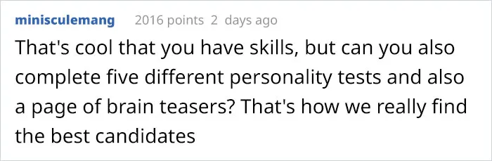 28 Examples Of Hilariously Unrealistic Expectations When Applying For A Job