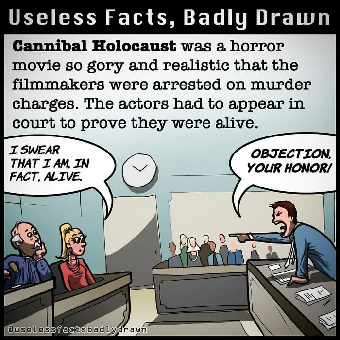 "Useless Facts, Badly Drawn": 33 Random Bits Of Trivia That Are Totally True