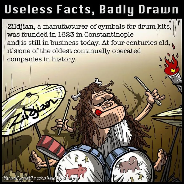 "Useless Facts, Badly Drawn": 33 Random Bits Of Trivia That Are Totally True