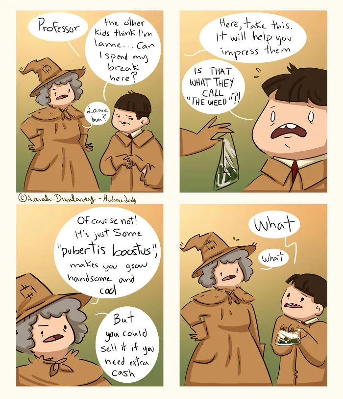 I Illustrate What Happens In Hogwarts When No One's Watching (15 New Pics)
