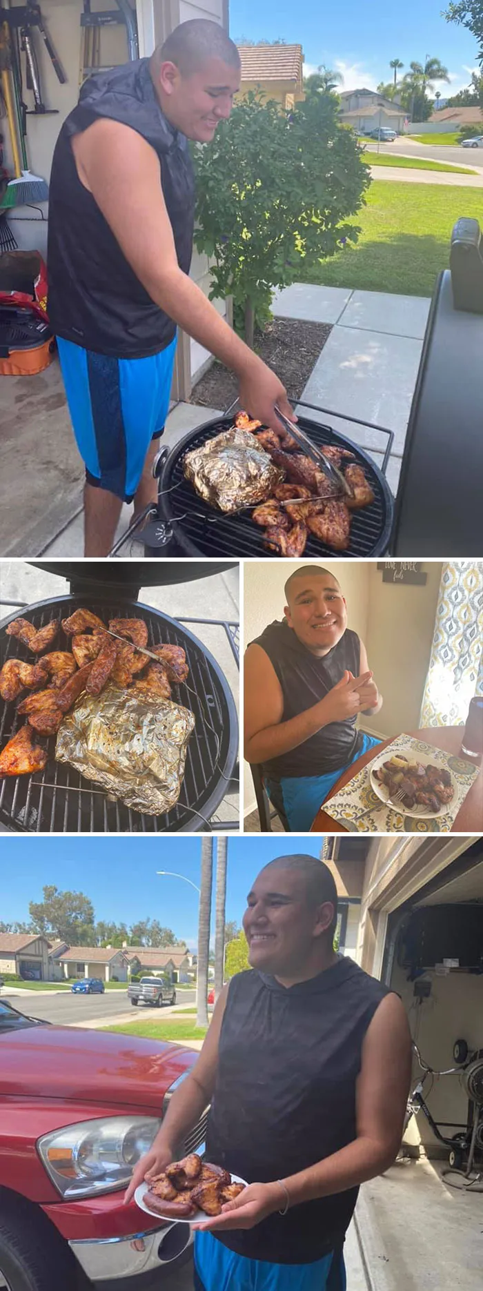 Que le den al autismo, mi hijo puede hacer una barbacoa