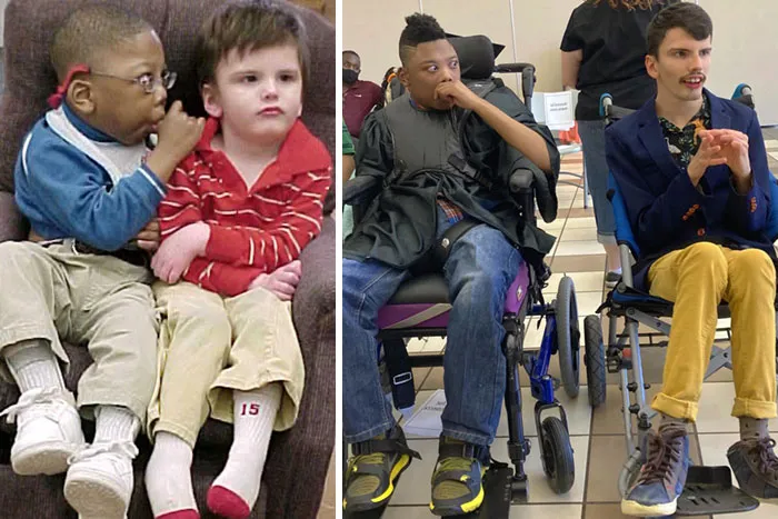 Mi hijo y su mejor amigo, a ambos les dijeron que tenían un 2% de posibilidades de sobrevivir. Hoy se han graduado