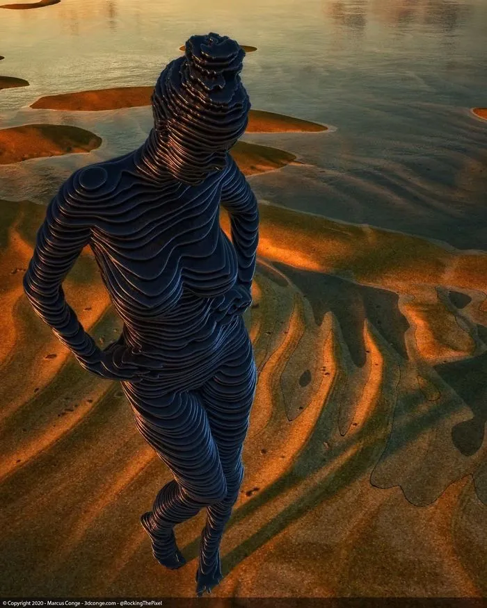 86 Bizarre Surrealistic 3D Human Sculptures By Marcus Conge