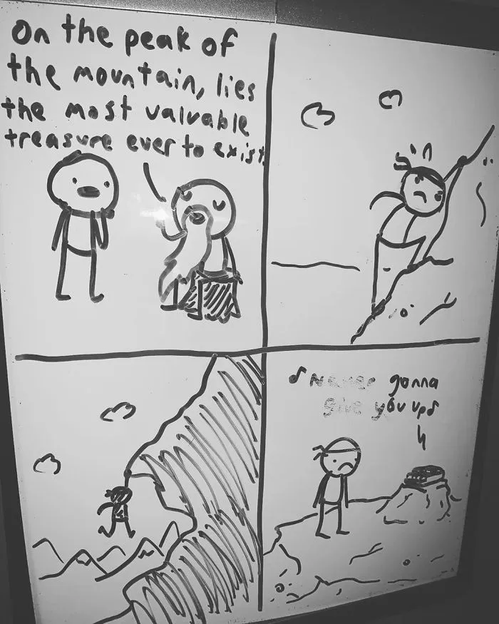 Dad Finds His 14-Year-Old's Comics Funny So He Decides To Post Them Online, And People Are Praising His Humor