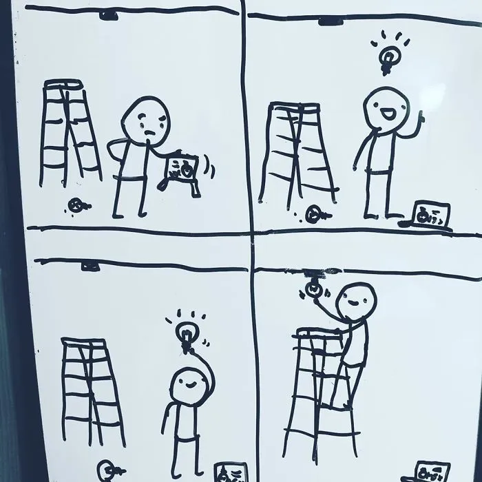 Dad Finds His 14-Year-Old's Comics Funny So He Decides To Post Them Online, And People Are Praising His Humor