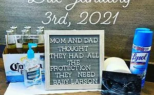 33 Couples That Failed At Social Distancing And Revealed These "Quarantine Baby" Announcements