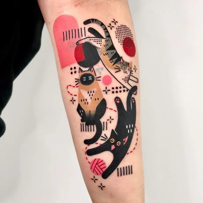 40 People Who Got Absolutely Awesome Cat Tattoos