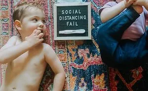 33 Couples That Failed At Social Distancing And Revealed These "Quarantine Baby" Announcements