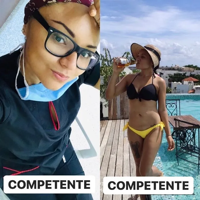 Female Medical Professionals Are Posting Pics Of Them Wearing Bikinis Vs. Work Clothes To Shame Sexist Study