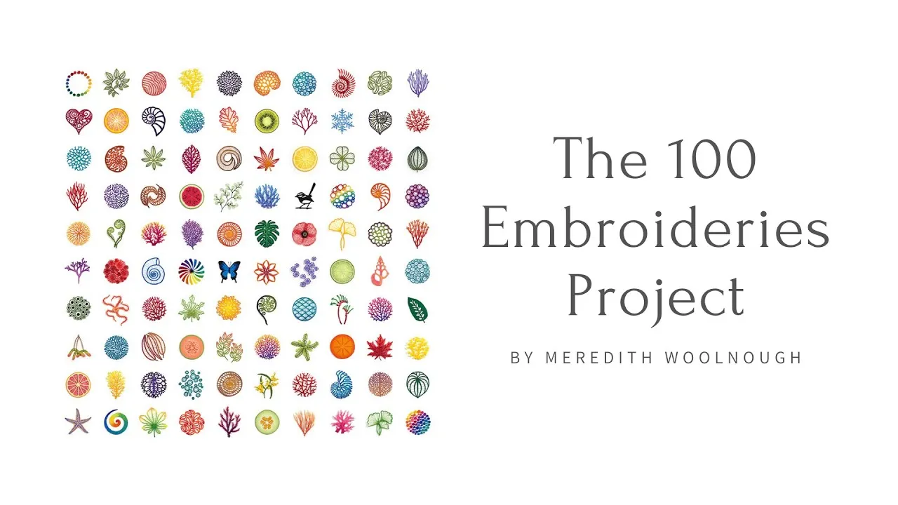 Artist Creates 100 Unique Embroideries In Ambitious Project