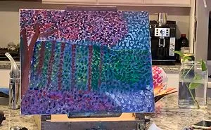 Progression Of Pointillism Painting