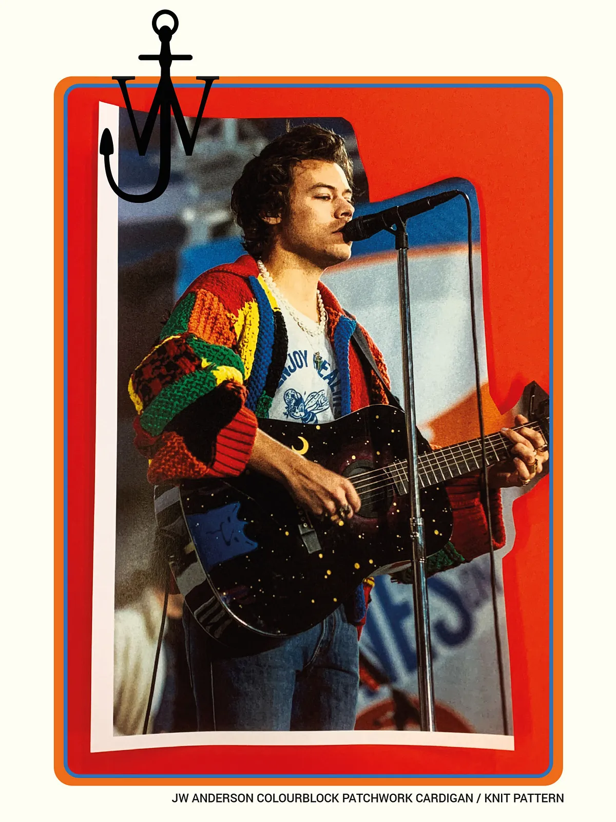 You Can Knit Harry Styles' Colour Block Patchwork Cardigan! The Actual Pattern From The Designer Has Been Released And It's Free!