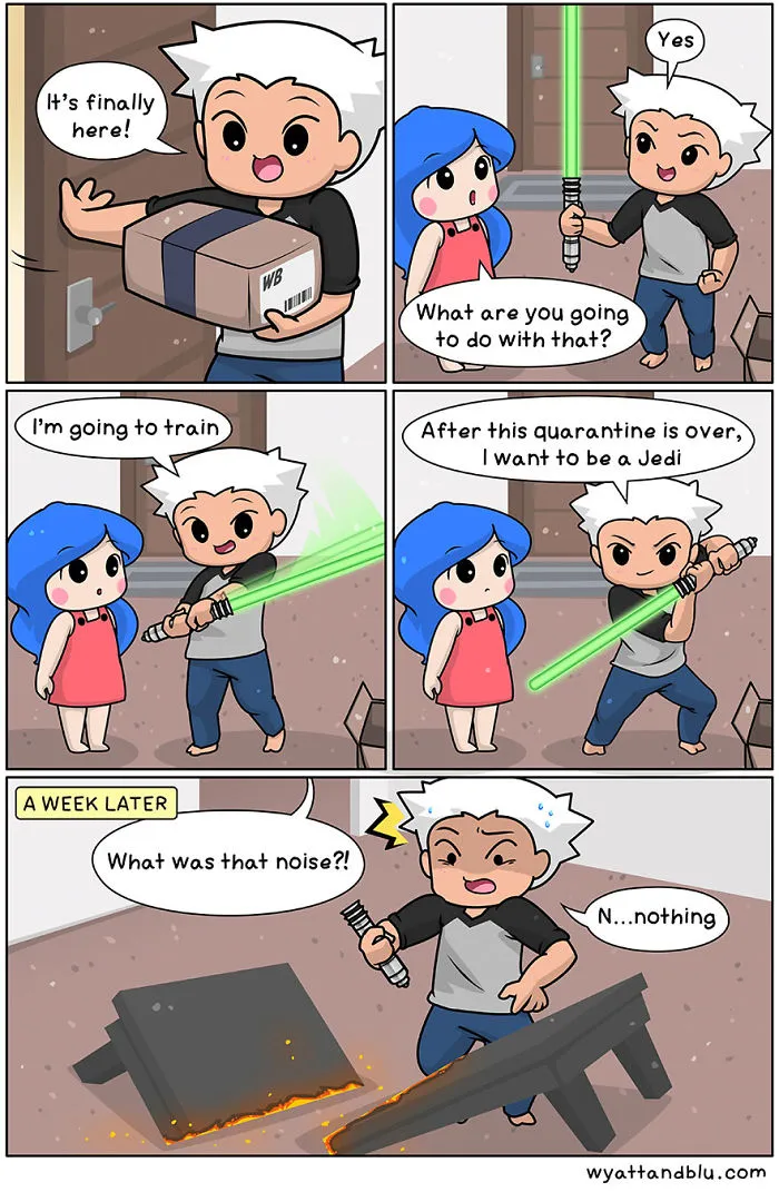 My 50 Wholesomely Funny Comics That I've Created During The Lockdowns