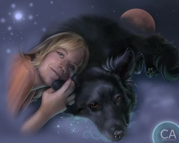 This Lovely Dog, The Color Of Night, Will Live On For Eternity In The Cosmos
