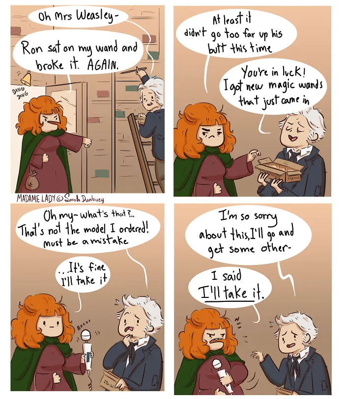 I Illustrate What Happens In Hogwarts When No One's Watching (15 New Pics)